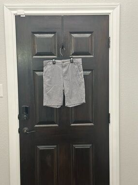 Old Navy Boys Gray Flat-Front Chino Shorts